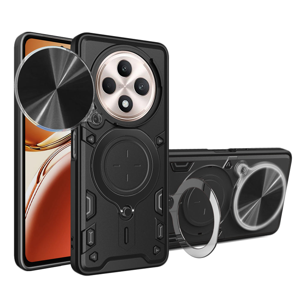 Maska za Oppo Reno12 FS 5G / Reno12 FS 4G / Reno12 F 4G / Reno12 F, Techsuit, CamGuard Pro, Crna