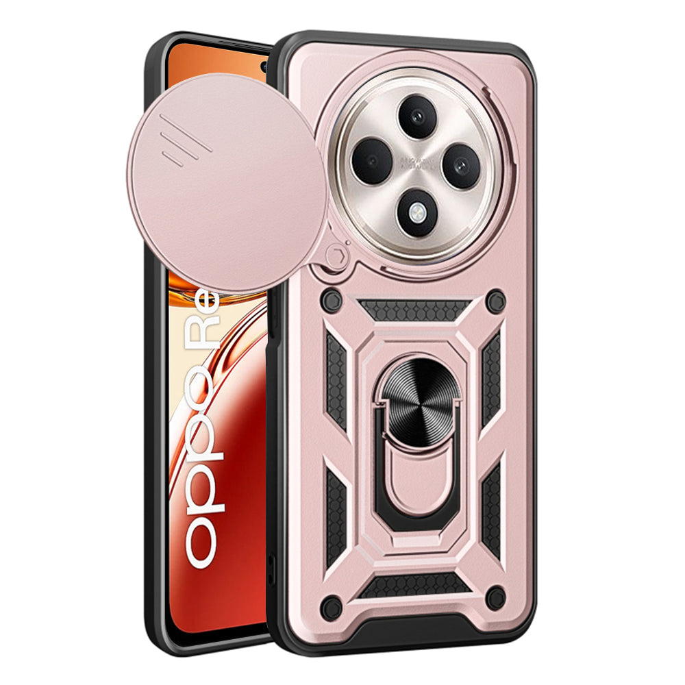 Maska za Oppo Reno12 FS 5G / Reno12 FS 4G / Reno12 F 4G / Reno12 F, Techsuit, CamShield, Roza