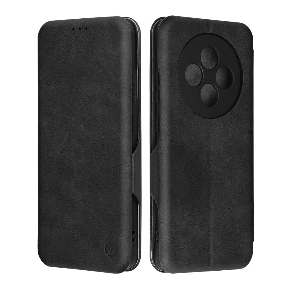 Futrola za Oppo Reno12 FS 5G / Reno12 FS 4G / Reno12 F 4G / Reno12 F, Techsuit, Safe Wallet Plus, Crna