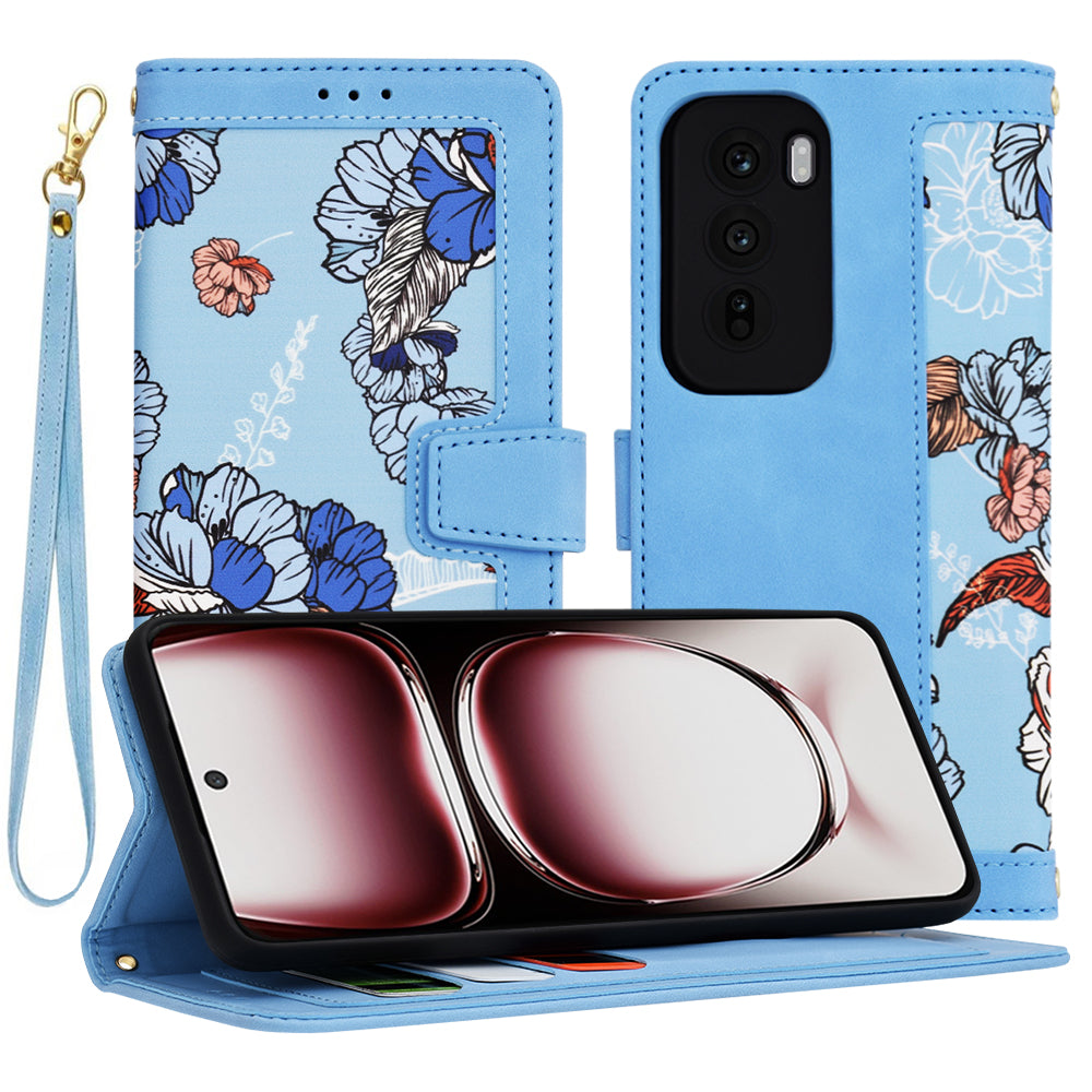 Maska za Oppo Reno12 Pro, Techsuit, FlipCraft, Plava