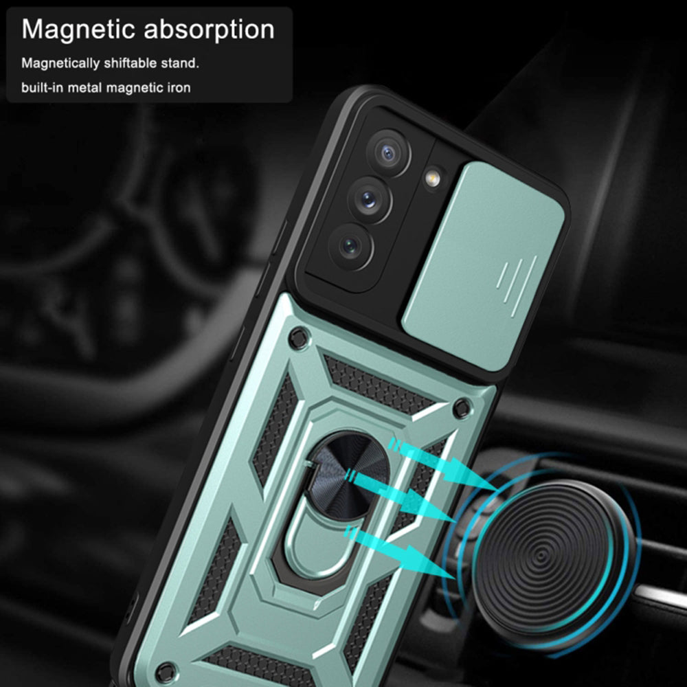 Maska za Oppo Reno12, Techsuit, CamShield, Crna