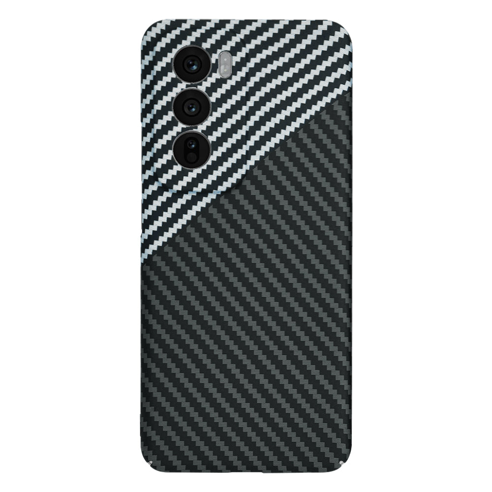 Maska za Oppo Reno12, Techsuit, Carbonite FiberShell, Crno Siva