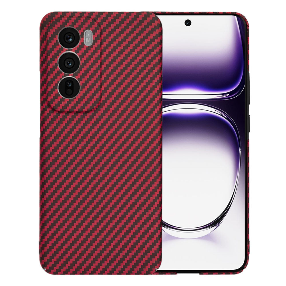 Maska za Oppo Reno12, Techsuit, Carbonite FiberShell, Crvena