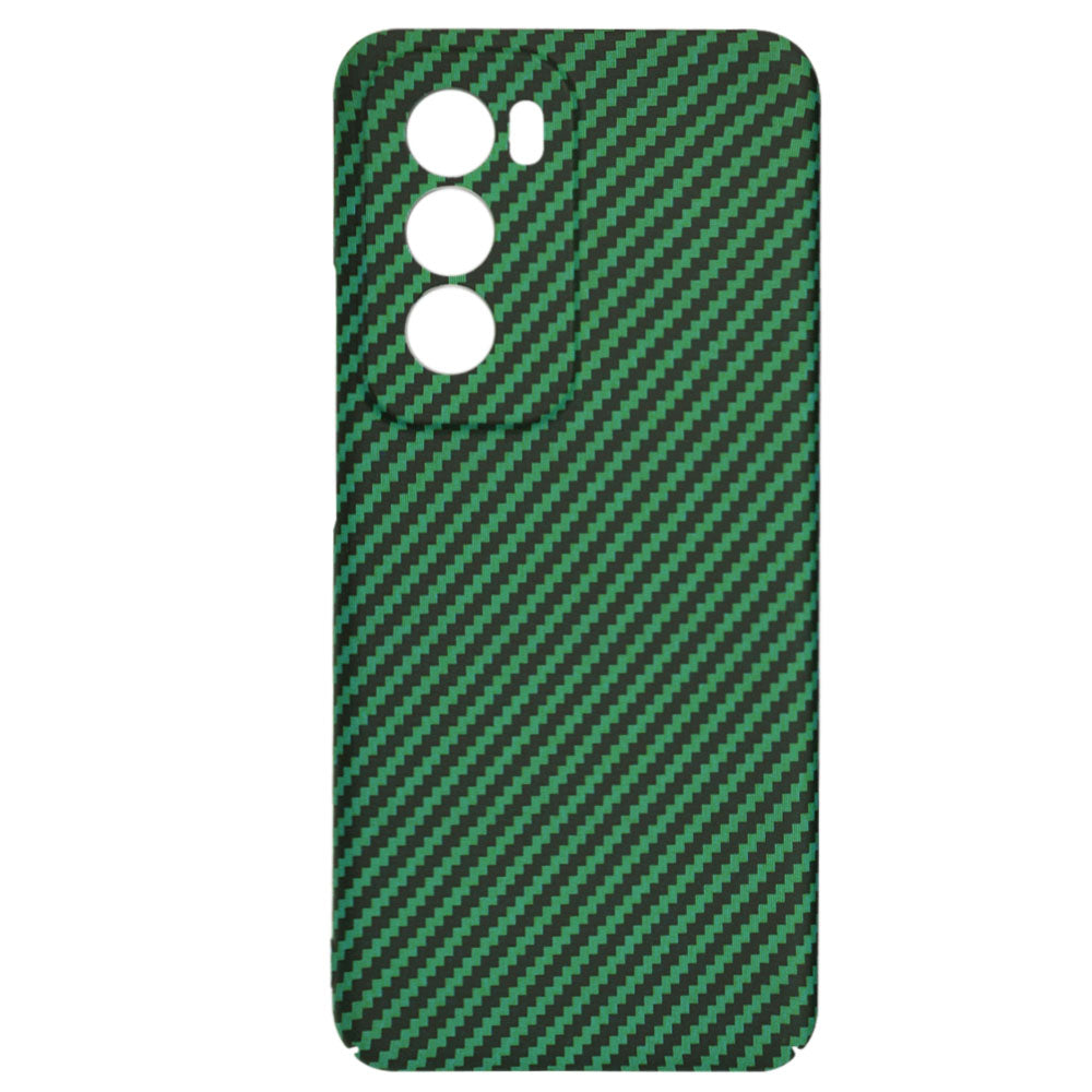 Maska za Oppo Reno12, Techsuit, Carbonite FiberShell, Zelena