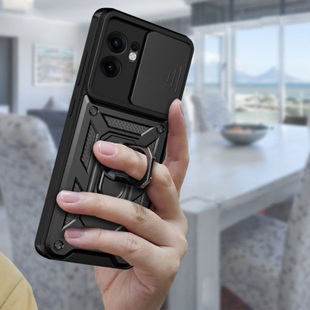 Maska za Oppo Reno13 FS 5G / Reno13 F 4G / Reno13 F, Techsuit, CamShield, Zelena