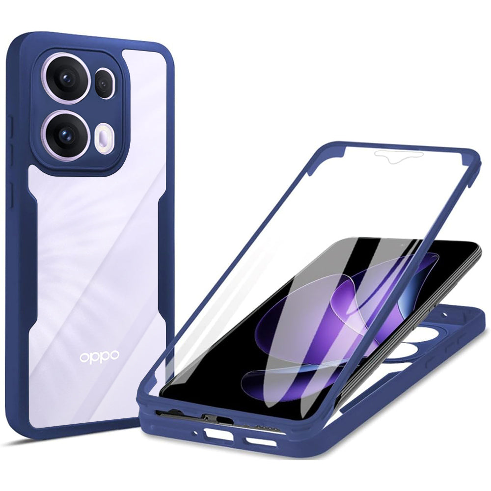 Maska za Oppo Reno13 Pro, Techsuit, ColorVerse 360, Plava