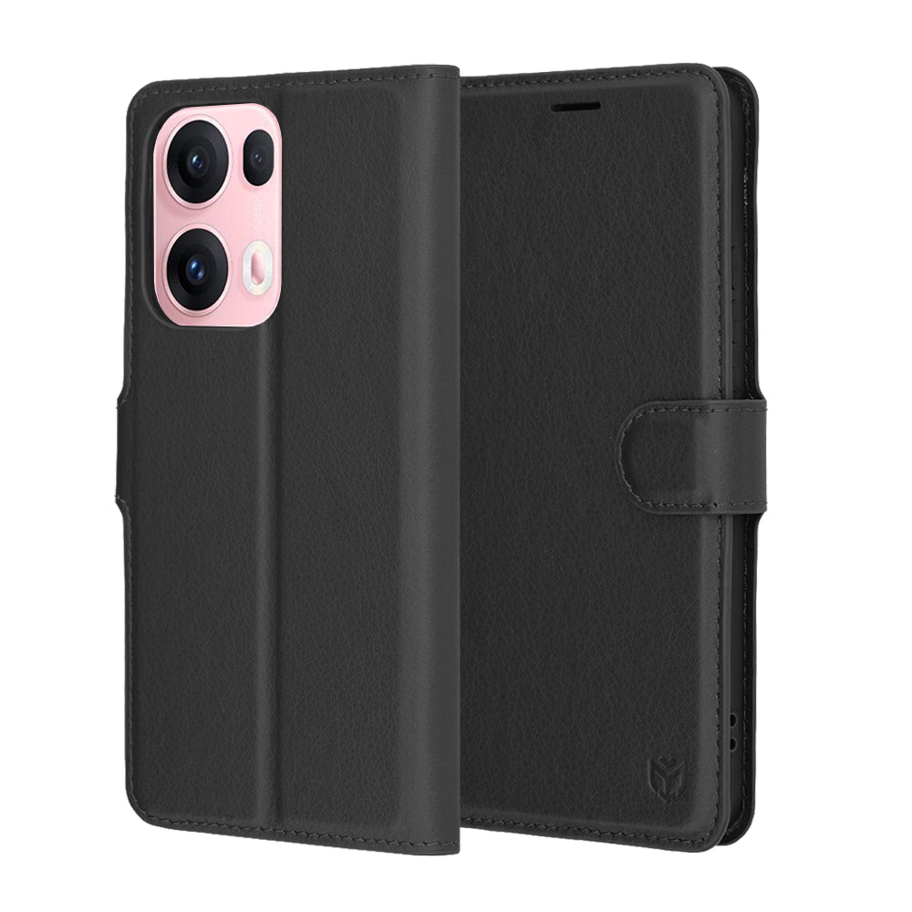 Futrola za Oppo Reno13 Pro, Techsuit, Leather Folio, Crna
