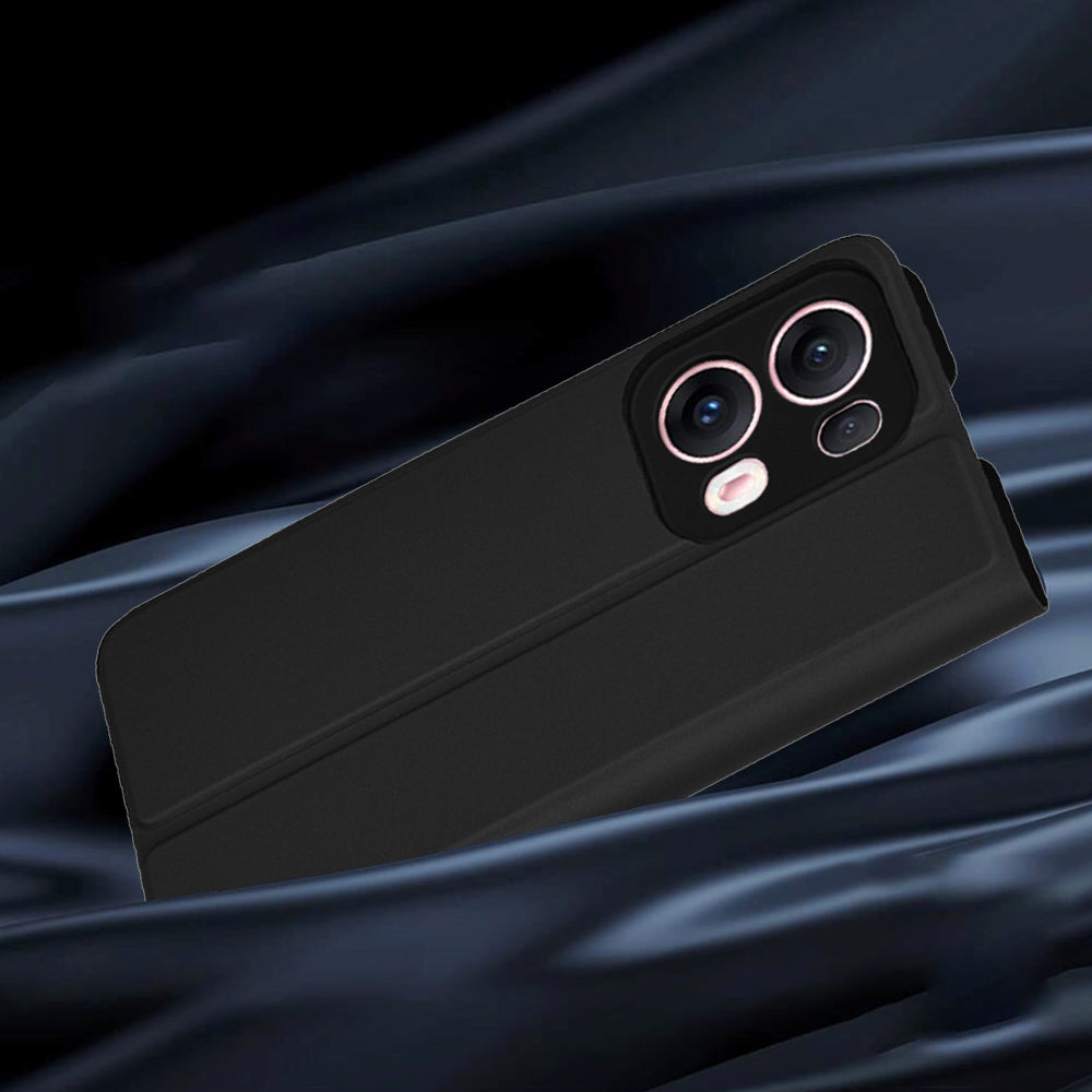 Maska za Oppo Reno13 Pro, Techsuit, Magskin Book, Crna