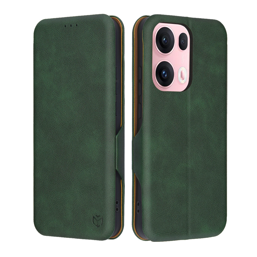 Futrola za Oppo Reno13 Pro, Techsuit, Safe Wallet Plus, Zelena