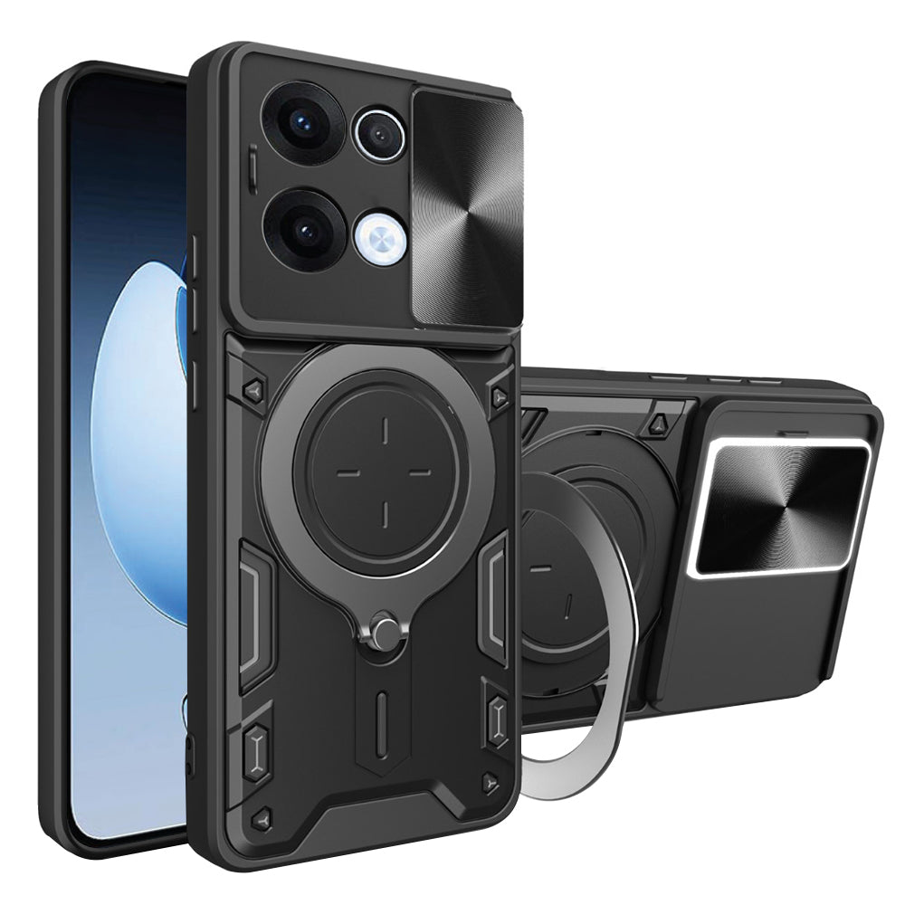 Maska za Oppo Reno13, Techsuit, CamGuard Pro, Crna