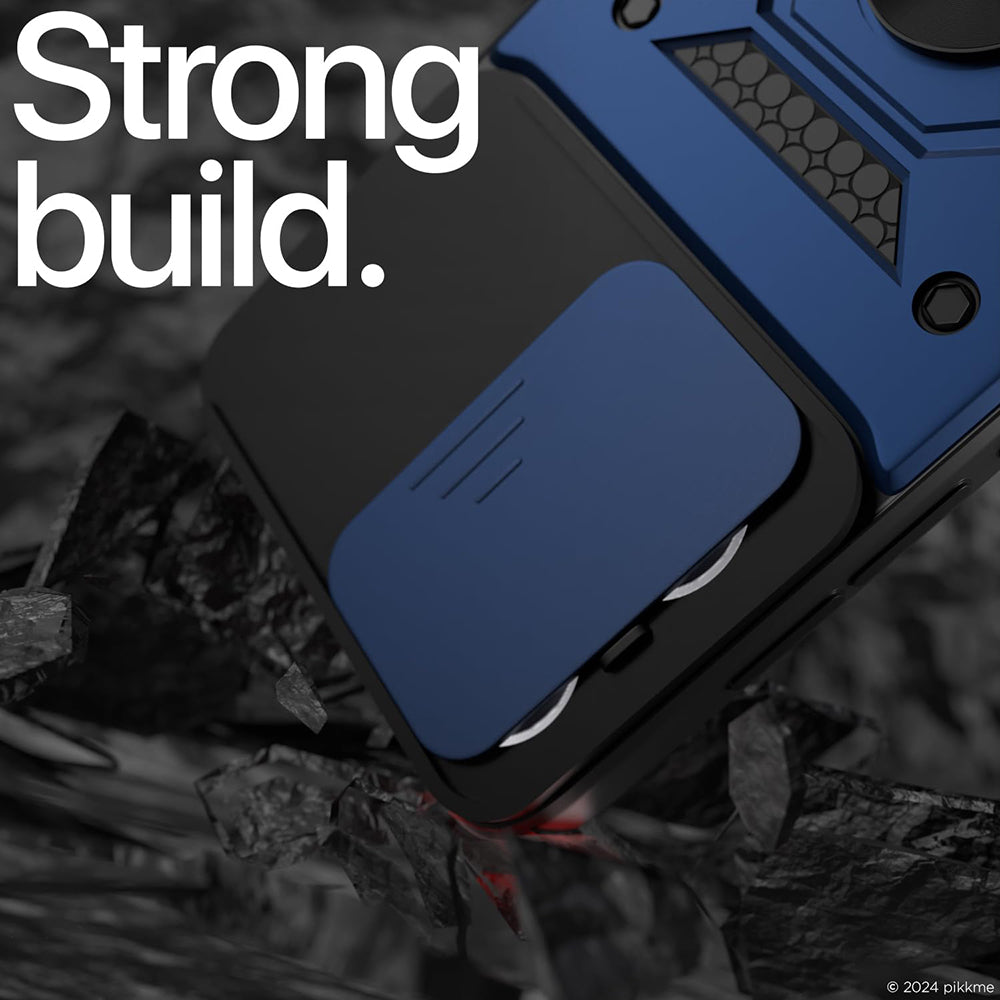 Maska za Oppo Reno13, Techsuit, CamShield, Zelena