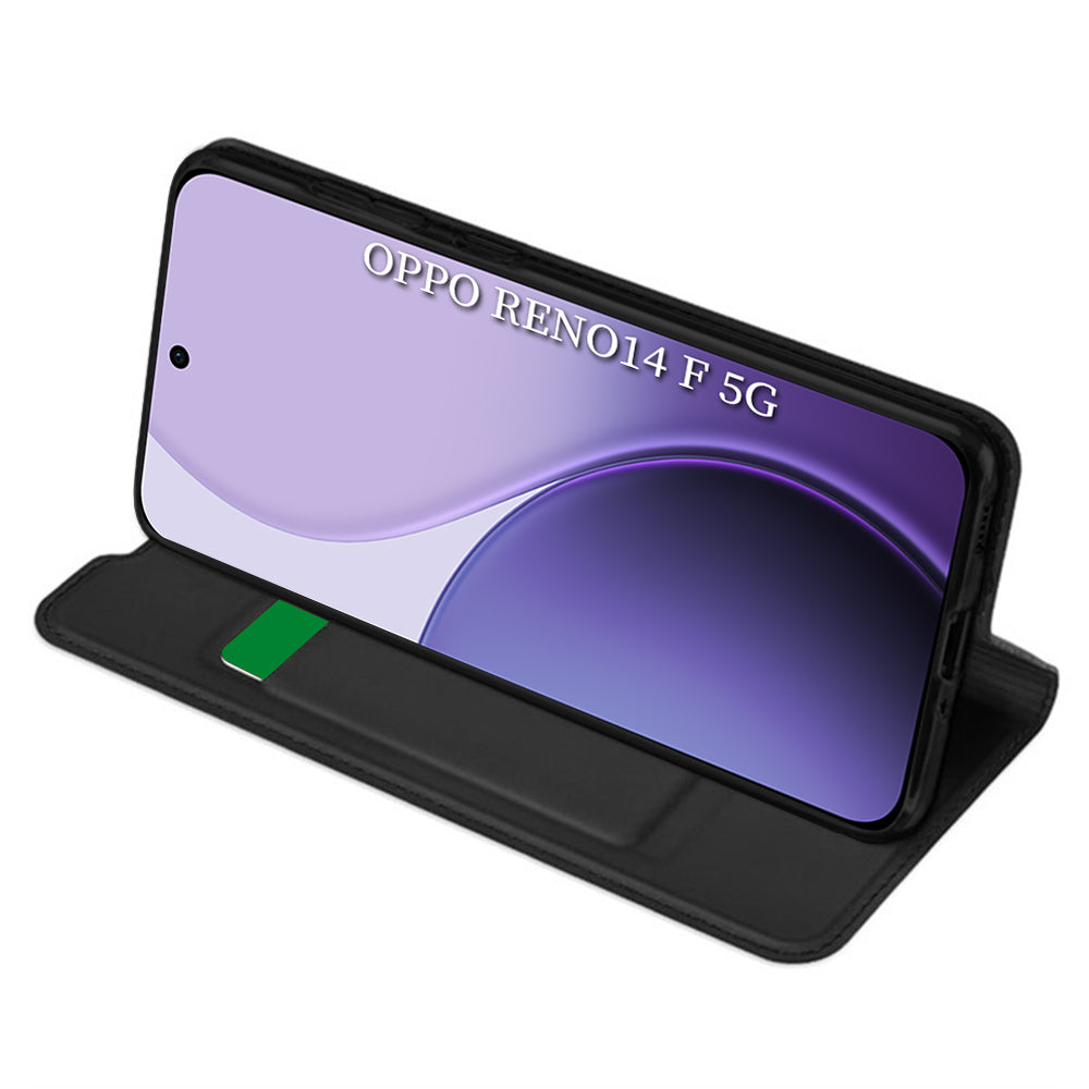 Futrola za Oppo Reno14 FS 5G / Reno14 F, Techsuit, Magskin Book, Crna