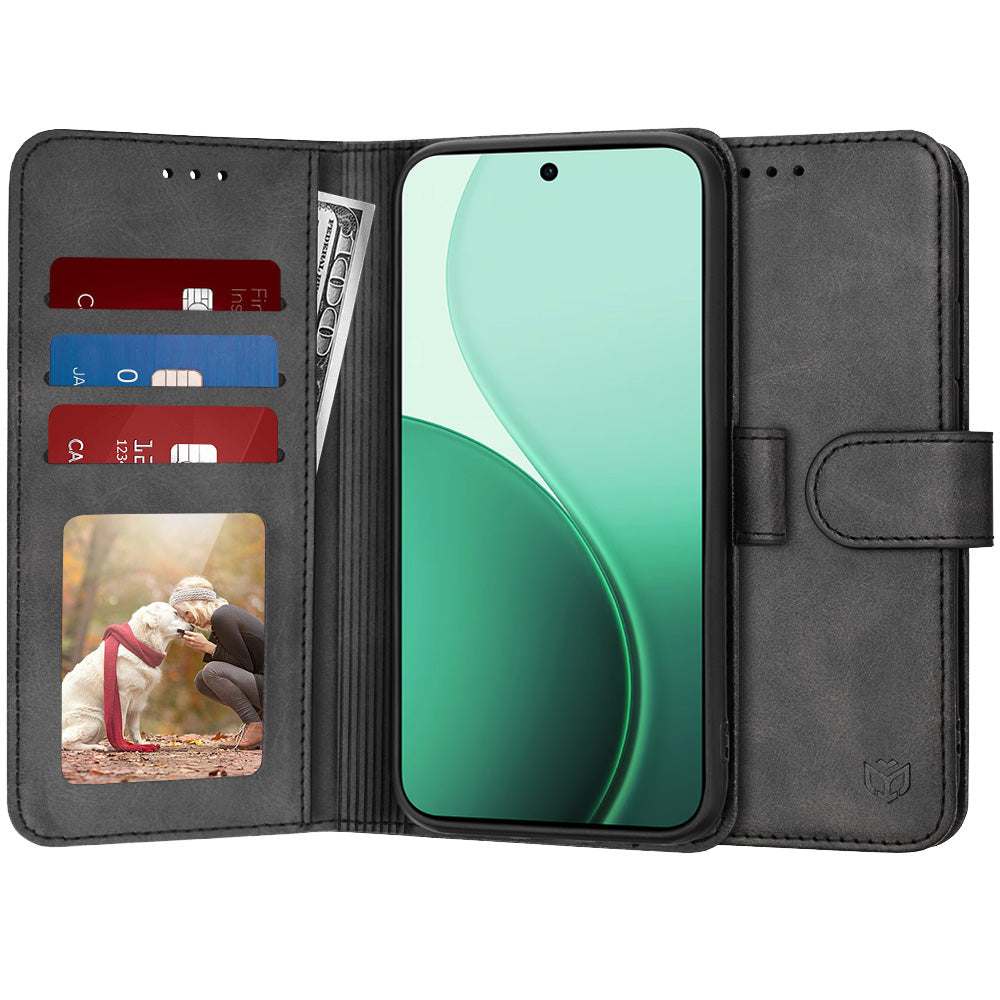 Futrola za Oppo Reno14, Techsuit, Diary Book, Crna