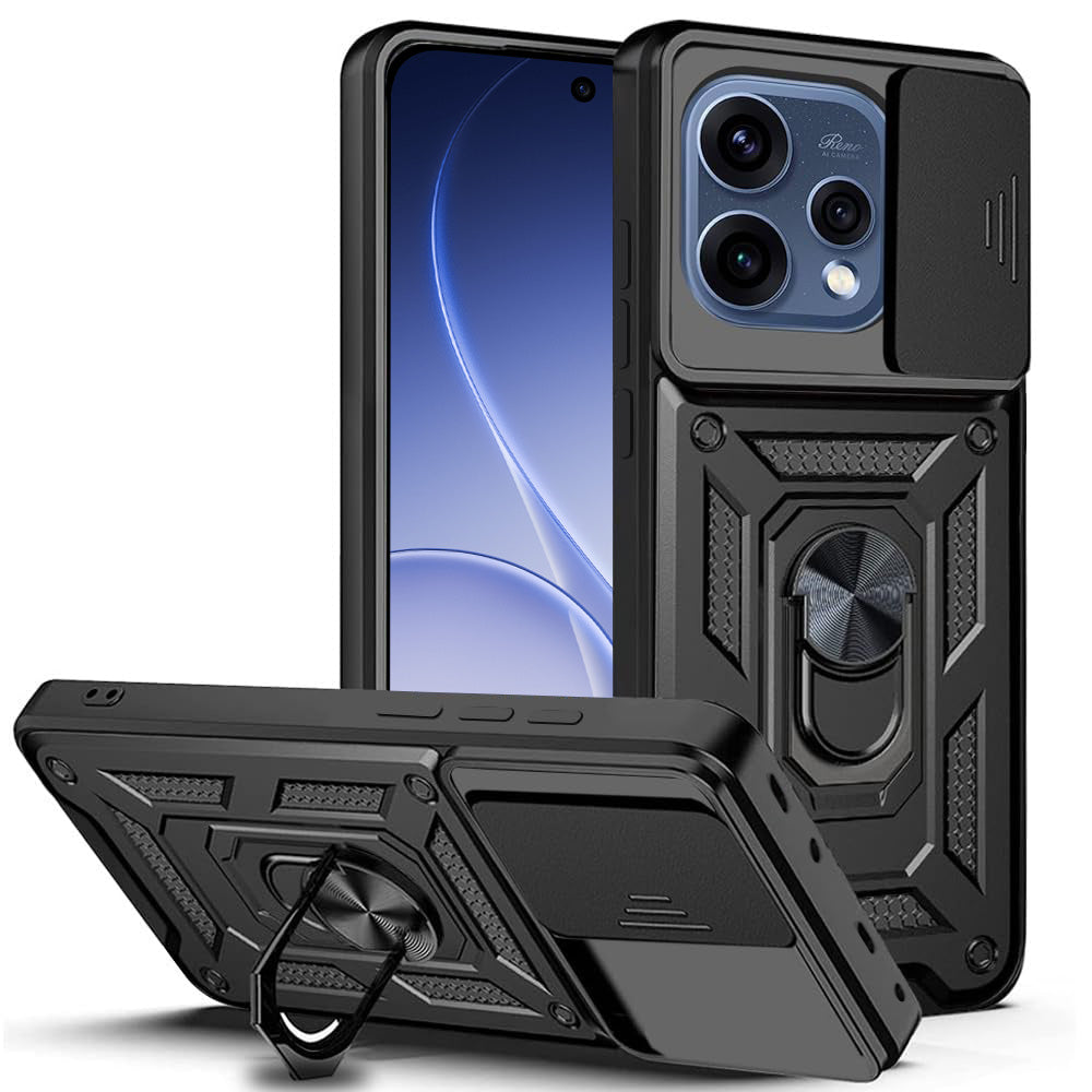 Futrola za Oppo Reno15, Techsuit, CamShield, Crna