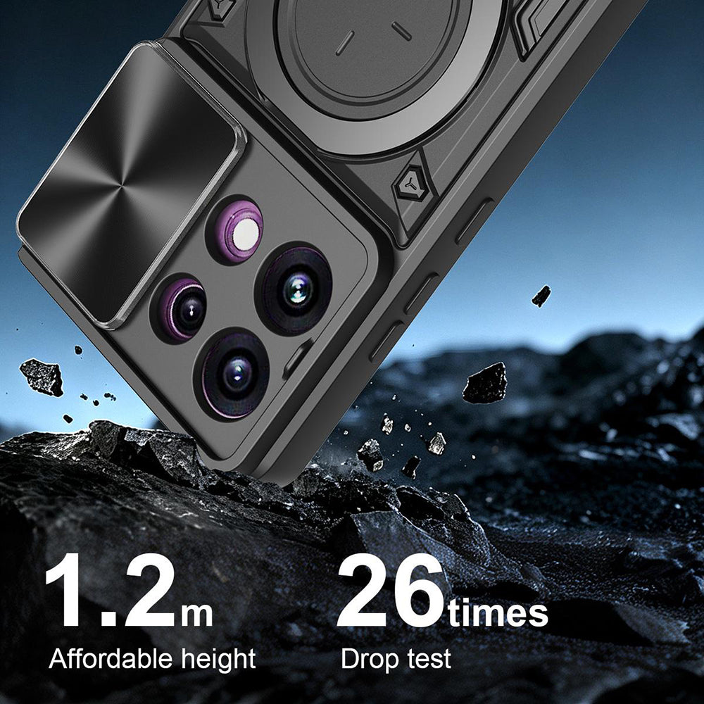Maska za Oppo Reno16 F / Reno16 FS, Techsuit, CamGuard Pro, Crna
