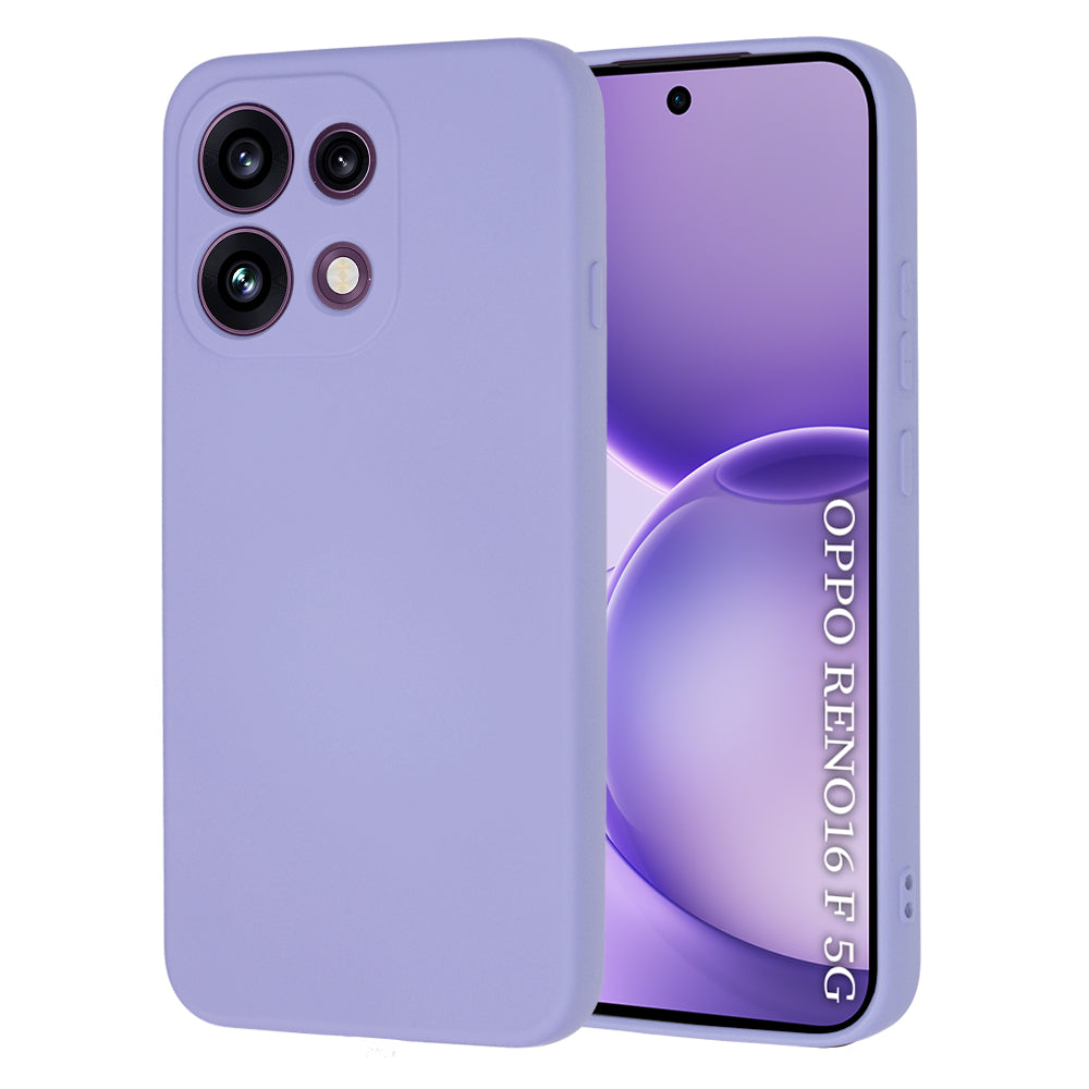 Maska za Oppo Reno16 F / Reno16 FS, Techsuit, SoftFlex, Svijetlo Ljubičasta