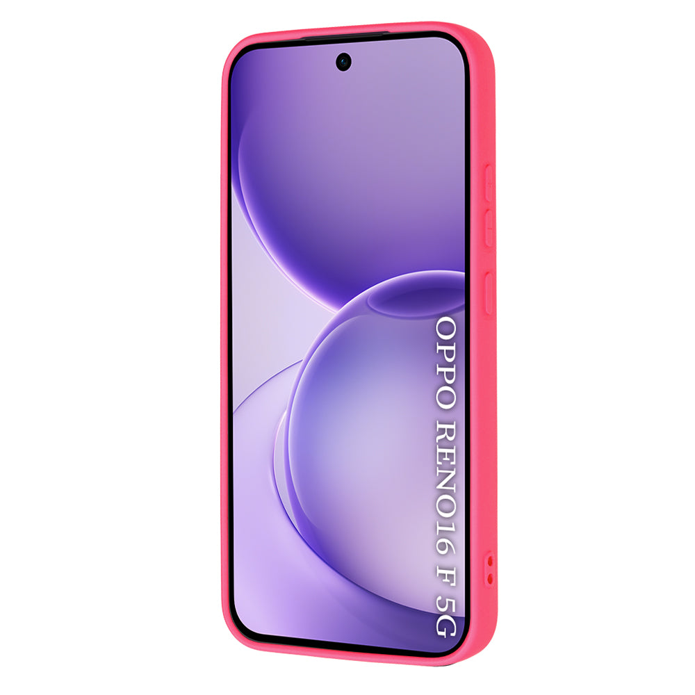 Maska za Oppo Reno16 F / Reno16 FS, Techsuit, SoftFlex, Tamno Roza