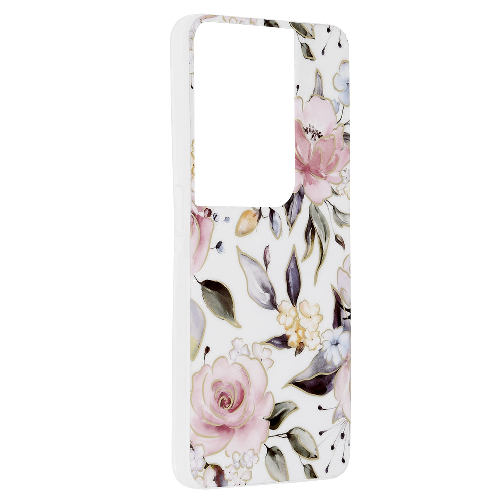 Maska za Oppo Reno8 Pro, Techsuit, Marble, Bijela