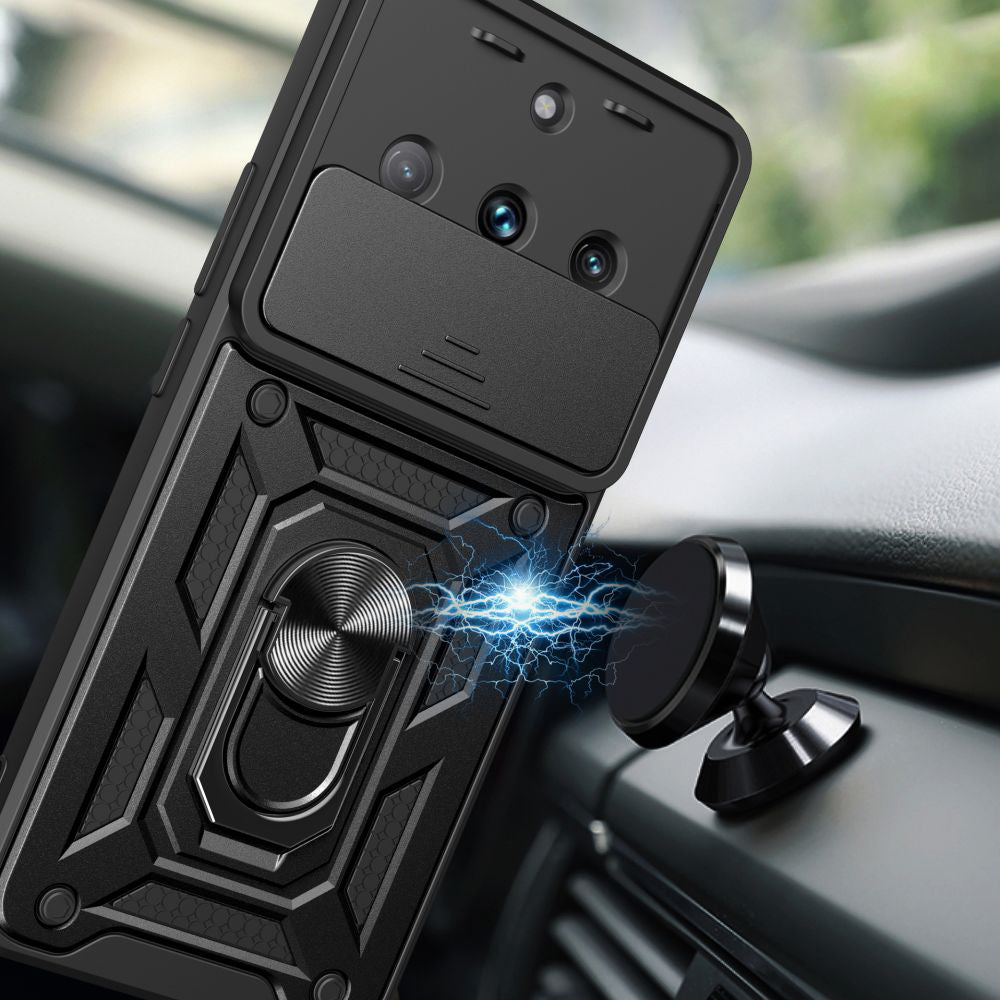 Maska za Realme 11 4G, Techsuit, CamShield, Crna