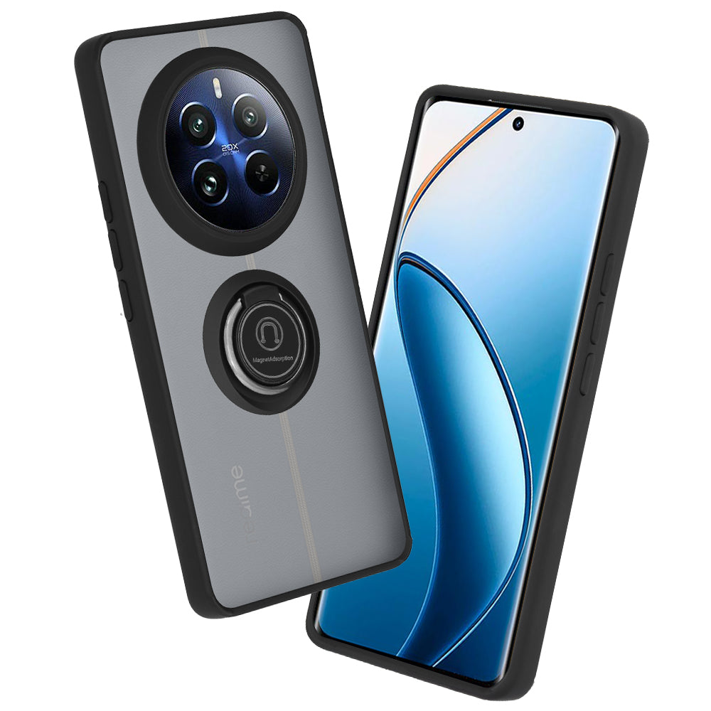 Maska za Realme 12 Pro / 12 Pro+, Techsuit, Glinth, Crna