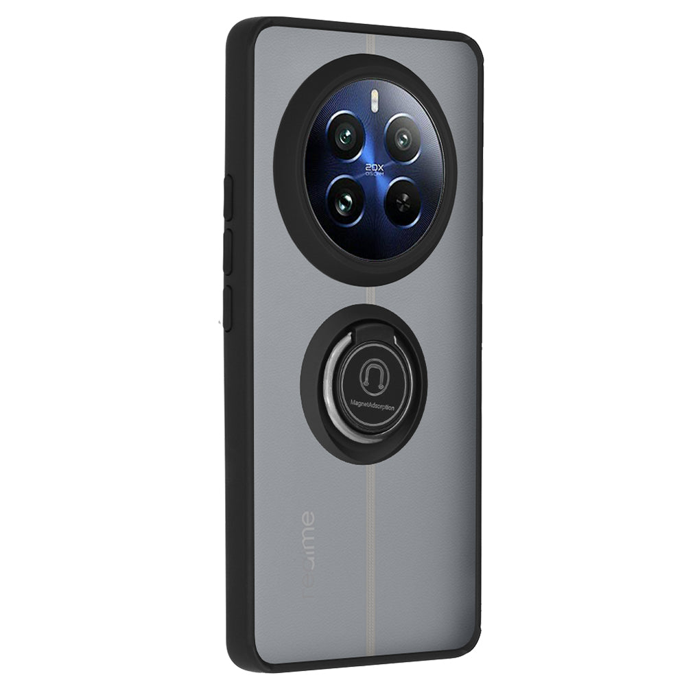 Maska za Realme 12 Pro / 12 Pro+, Techsuit, Glinth, Crna