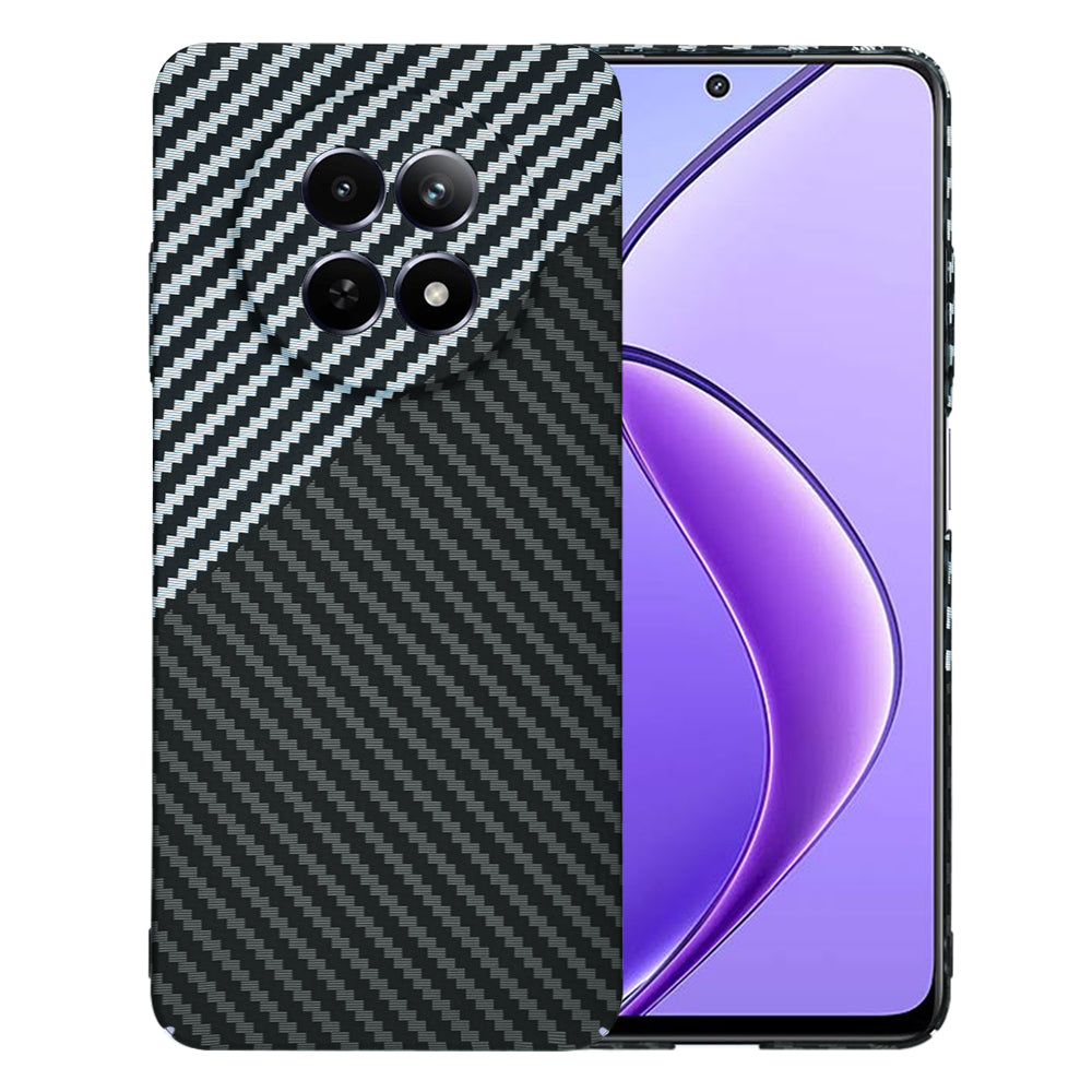 Maska za Realme 12x / 12, Techsuit, Carbonite FiberShell, Crno Siva
