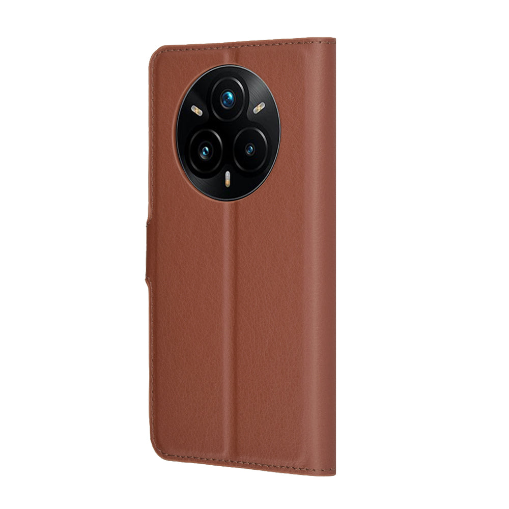 Futrola za Realme 14 Pro+, Techsuit, Kožna Folio, Smeđa