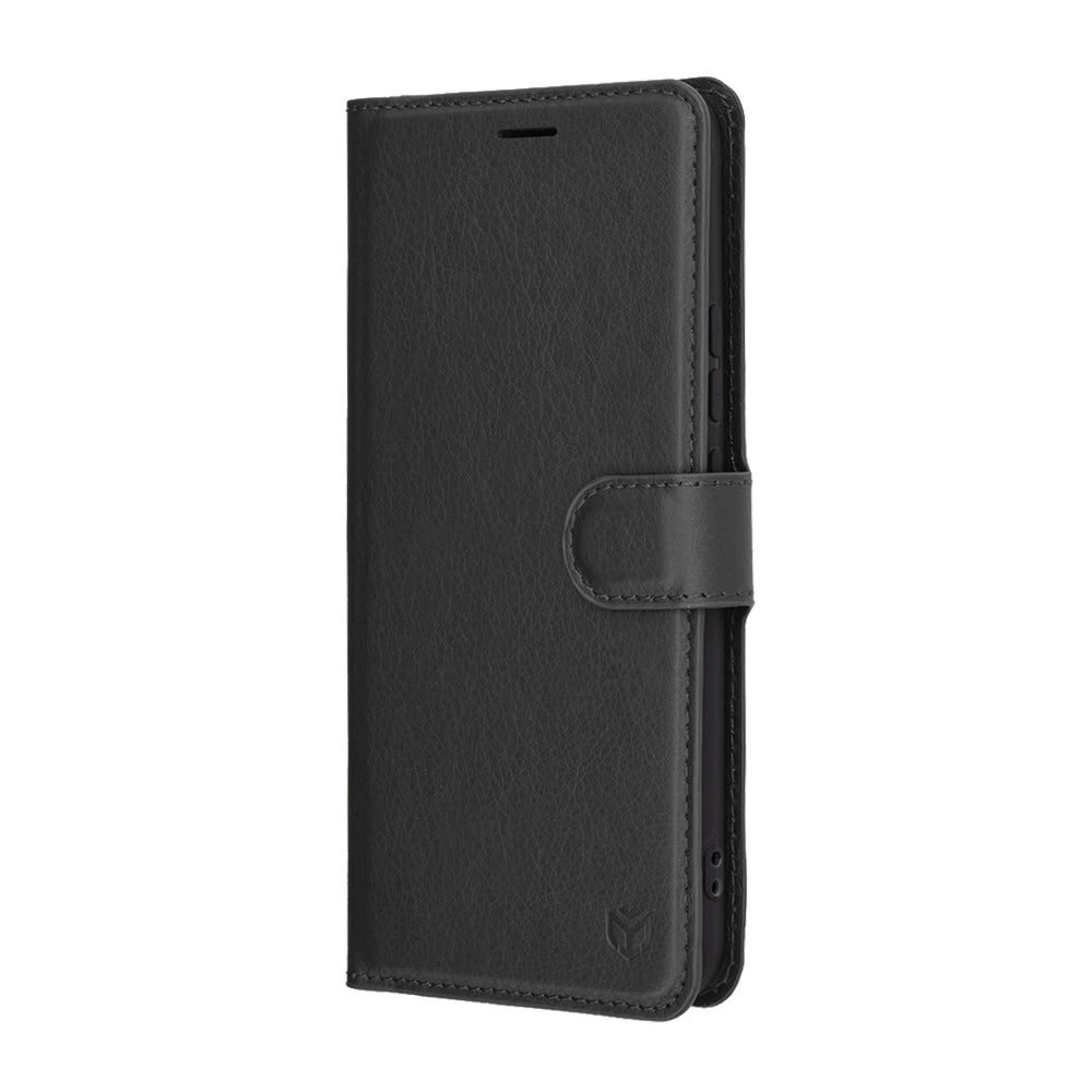 Futrola za Realme 14 Pro+, Techsuit, Kožna Folio, Crna