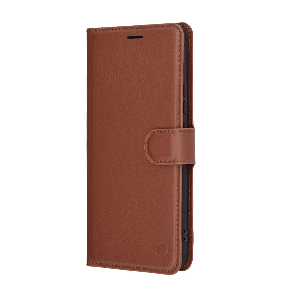 Futrola za Realme 14 Pro, Techsuit, Kožni Folio, Smeđa