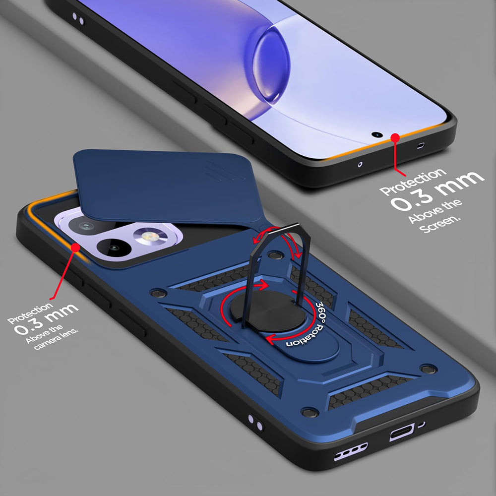 Futrola za Realme 16 Pro, Techsuit, CamShield, Plava