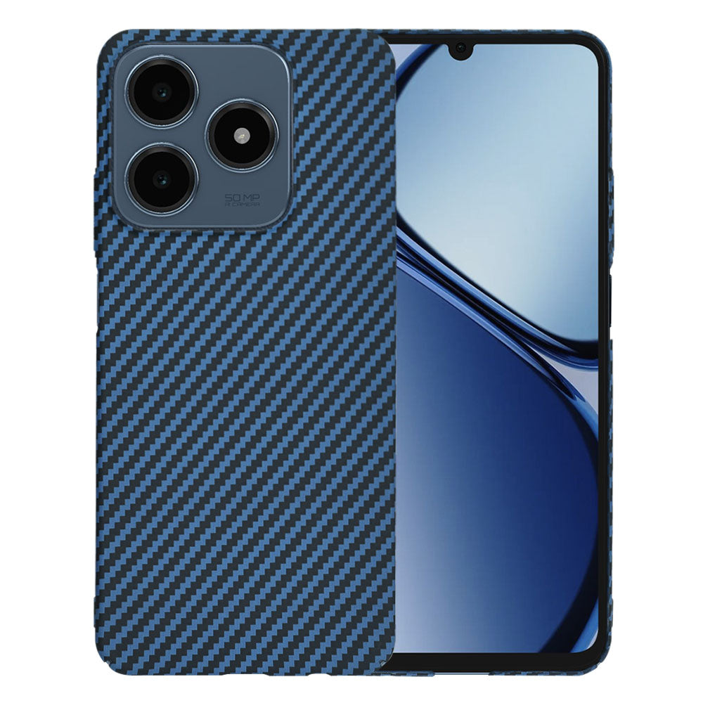 Maska za Realme C63 / C61, Techsuit, Carbonite FiberShell, Tirkizna