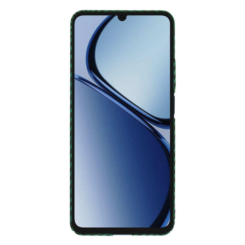 Maska za Realme C63 / C61, Techsuit, Carbonite FiberShell, Zelena