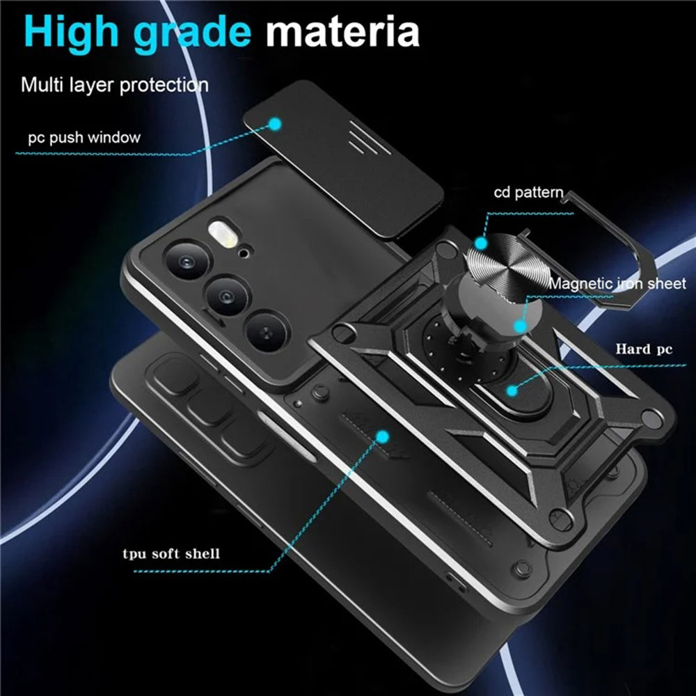 Maska za Realme C75 5G / 14x, Techsuit, CamShield, Crna