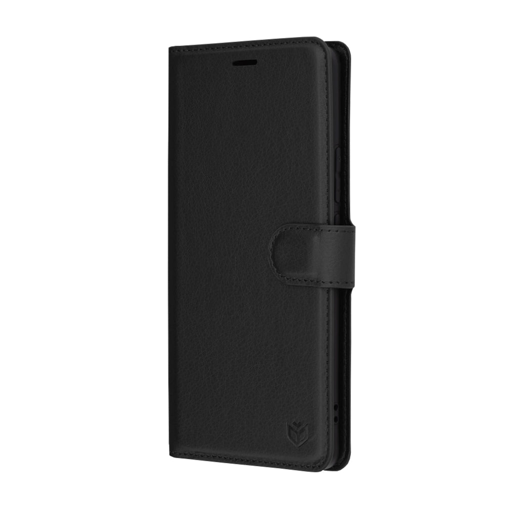 Futrola za Realme GT 6T / GT 6, Techsuit, Kožna Folio, Crna
