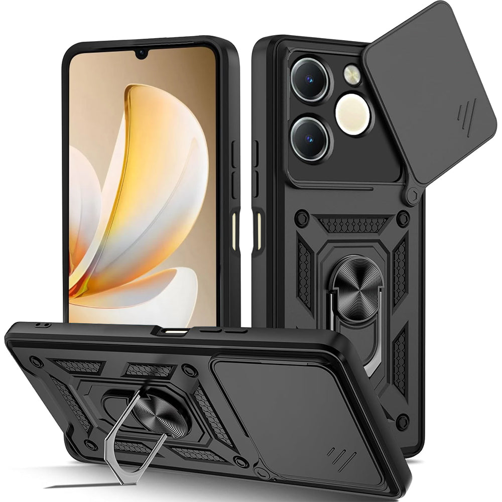 Futrola za Realme Note 70T, Techsuit, CamShield, Crna