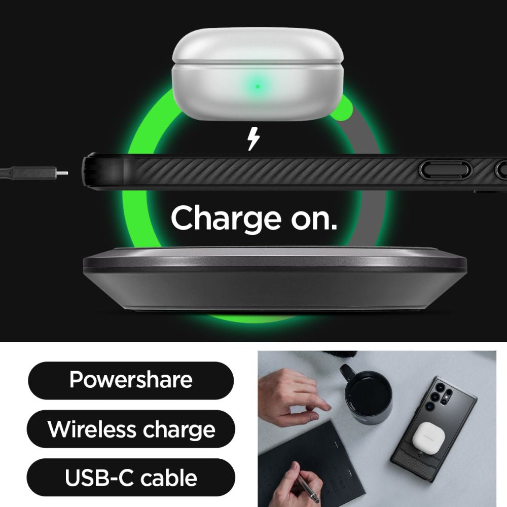 Futrola za Samsung Galaxy S24 Ultra S928, Spigen, Rugged Armor, Crna ACS07286