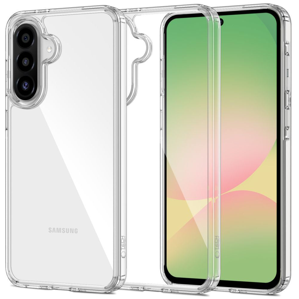 Futrola za Samsung Galaxy A56 A566, Tech-Protect, Flexair Hybrid, Prozirna