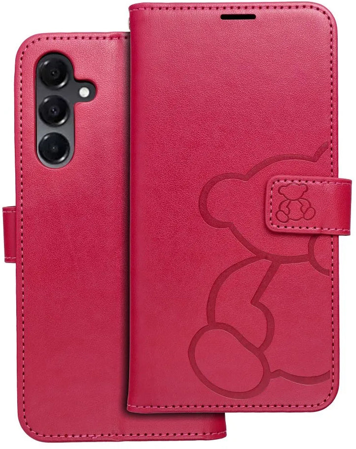 Maska za Samsung Galaxy A16 5G A166, OEM, MEZZO Teddy Bear, Magenta