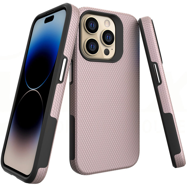 Maska za Samsung Galaxy A15 5G A156 / A15 A155, Vmax, Triangle, Ružičasto Zlatna