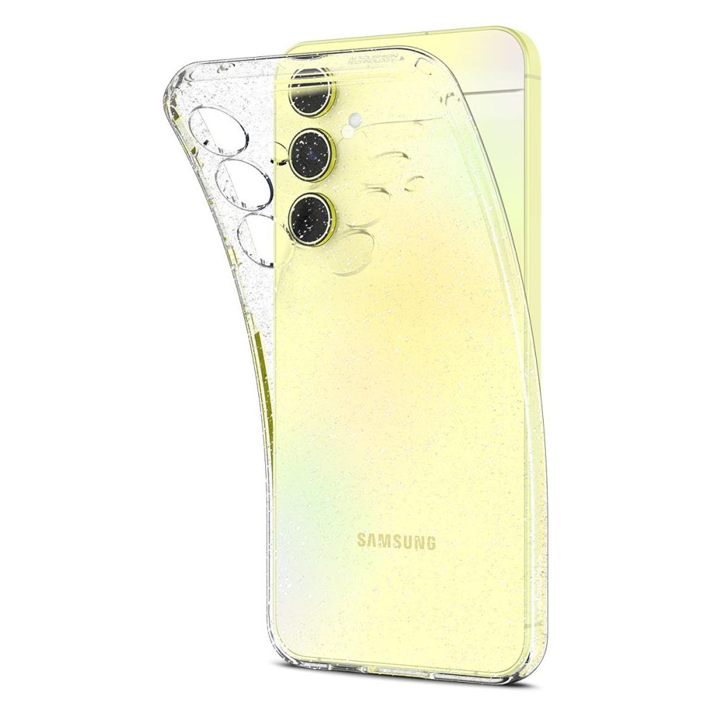 Futrola za Samsung Galaxy A55 5G A556, Spigen, Liquid Crystal Glitter, Prozirna ACS07538