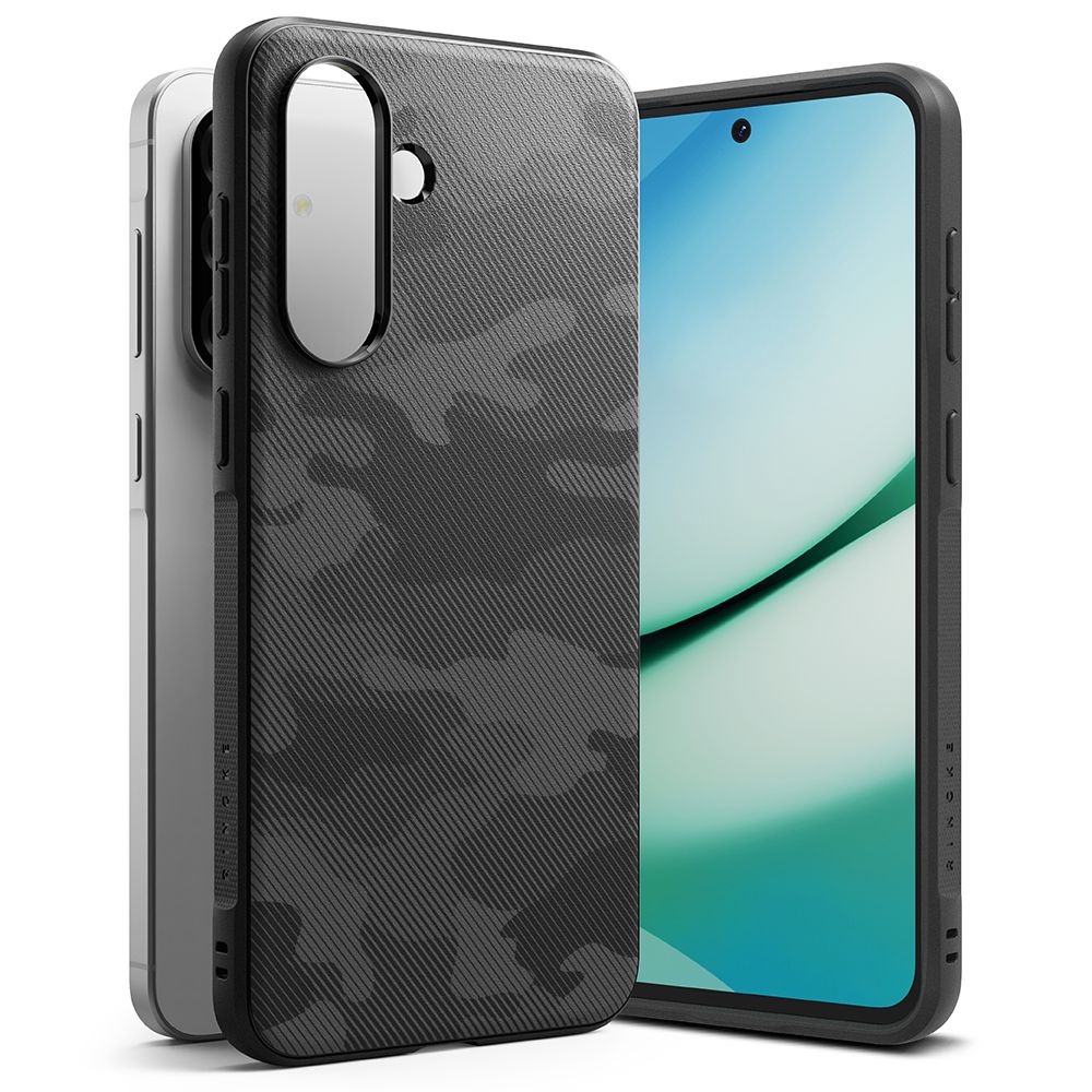 Futrola za Samsung Galaxy A36 A366, Ringke, Onyx Camo, Crna