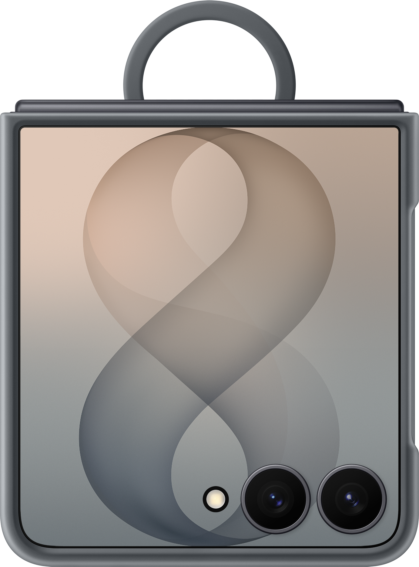 Maska za Samsung Galaxy Z Flip8 F776, Silicone Ring Magnet, Crna EF-EF776CBEGWW