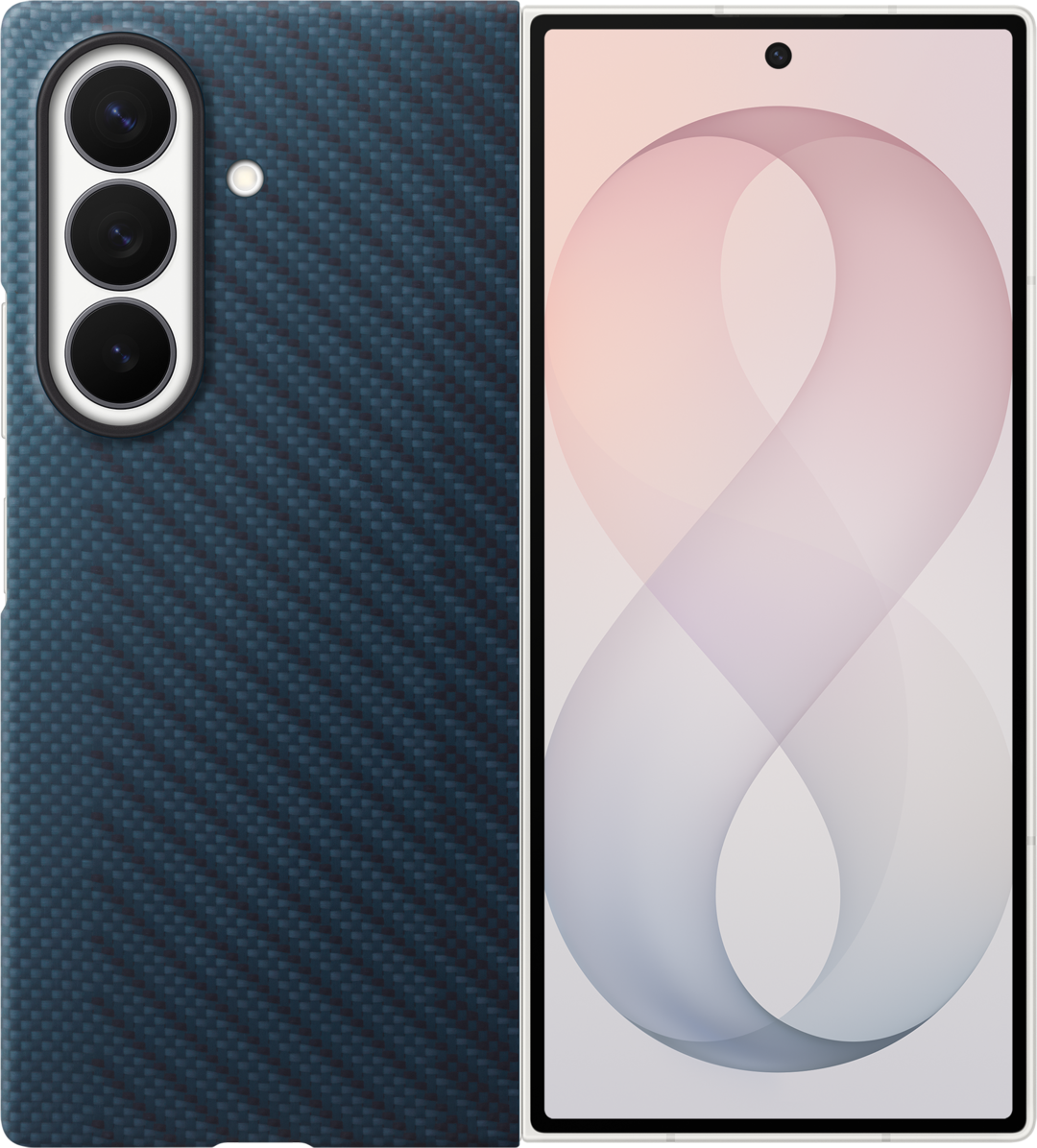 Futrola za Samsung Galaxy Z Fold8 Ultra F976, Carbon Magnet Case, Tamnoplava EF-KF976SNEGWW