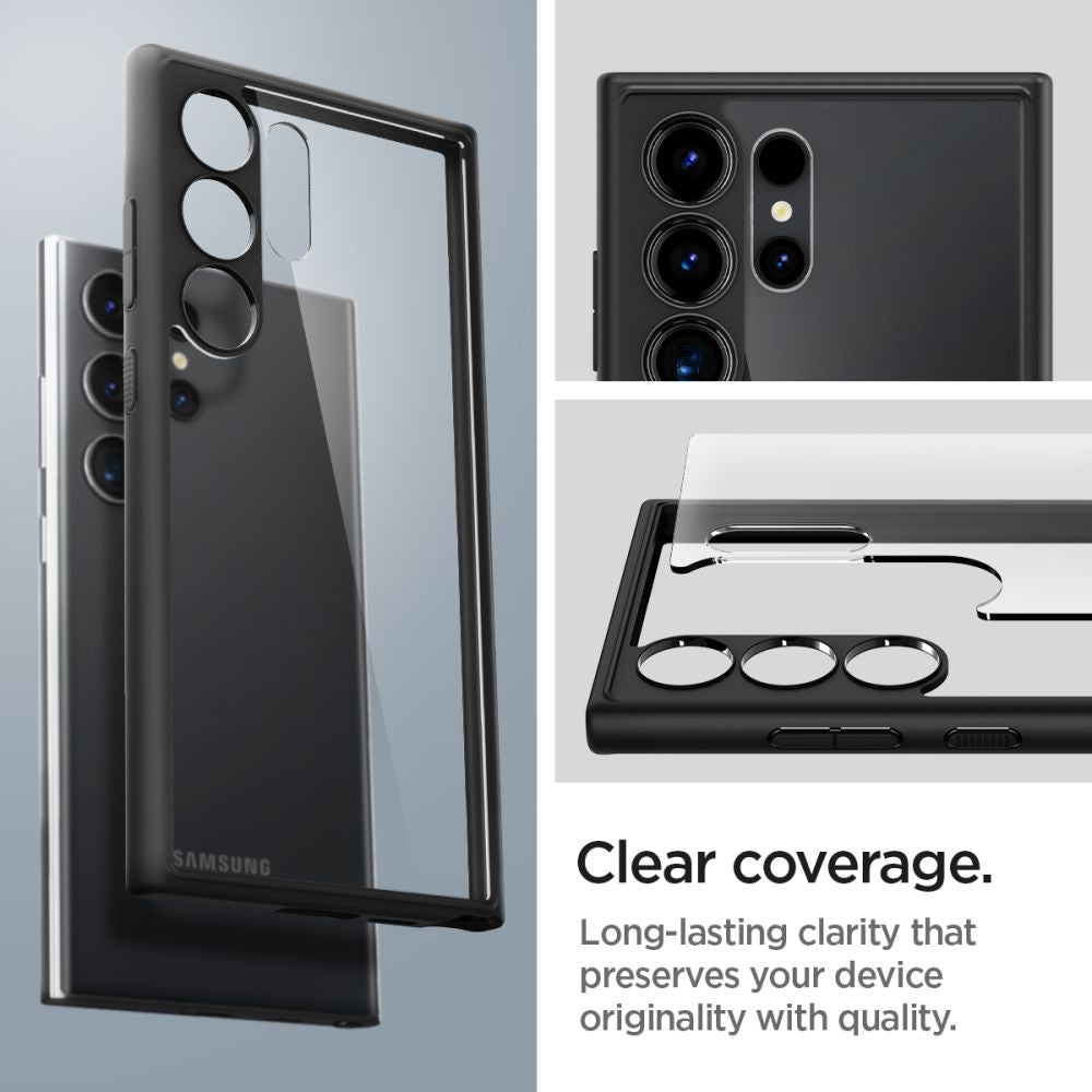 Futrola za Samsung Galaxy S24 Ultra S928, Spigen, Ultra Hybrid, Mat Crna ACS07295