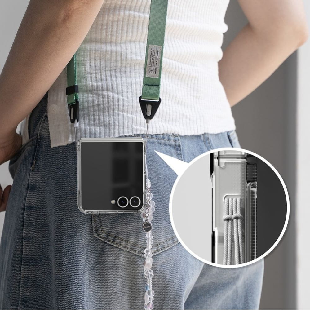 Futrola za Samsung Galaxy Z Flip7 F766, Ringke, Fusion, Prozirna