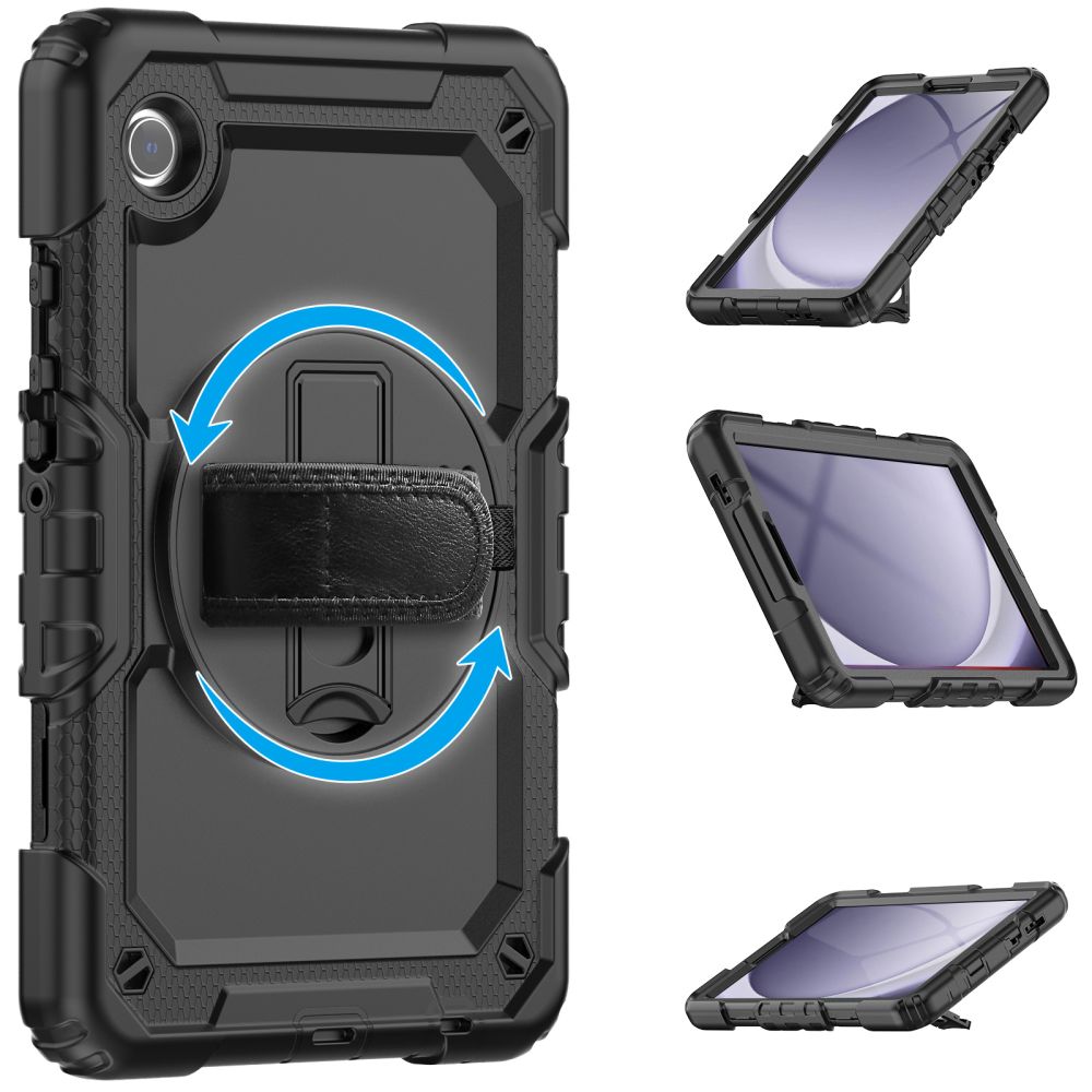 Futrola za Samsung Galaxy Tab A11 / Tab A9, Tech-Protect, Solid360, Crna