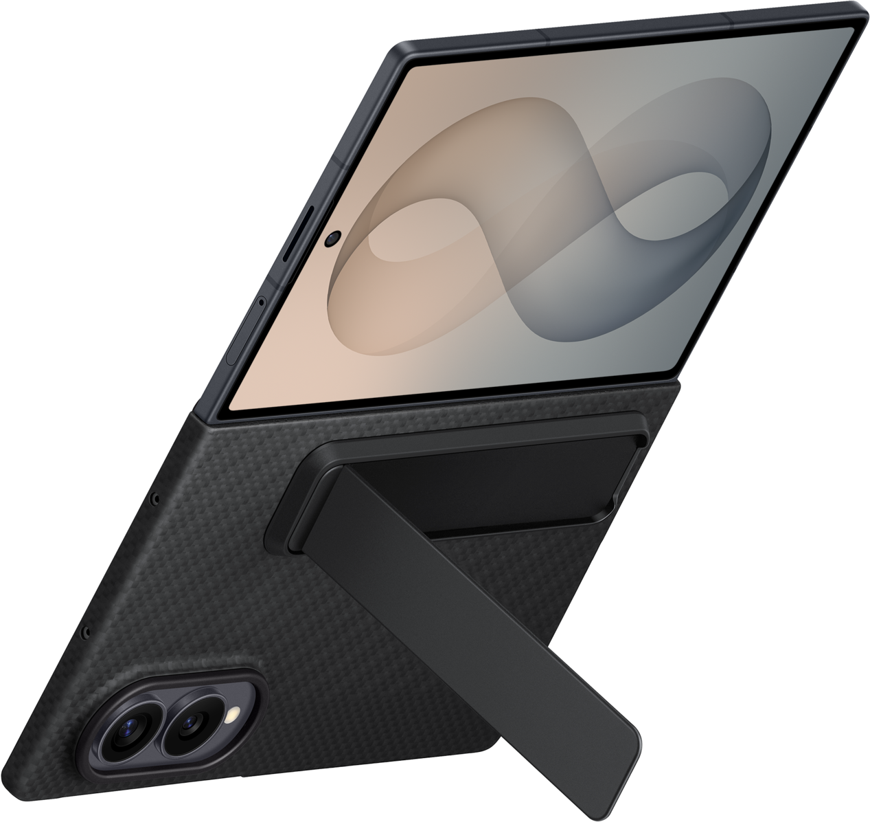 Maska za Samsung Galaxy Z Fold8 F971, Carbon Standing, Crna EF-XF971SBEGWW