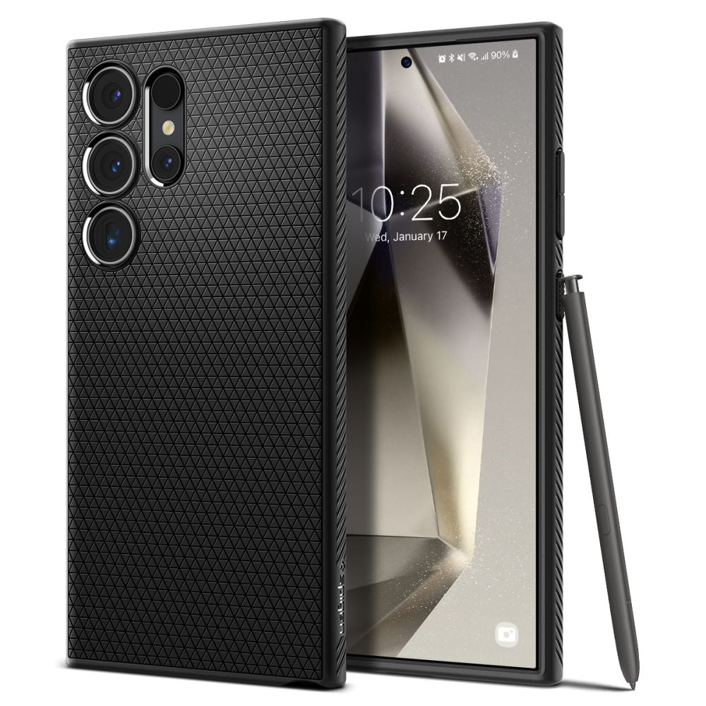 Futrola za Samsung Galaxy S24 Ultra S928, Spigen, Liquid Air, Crna ACS07287
