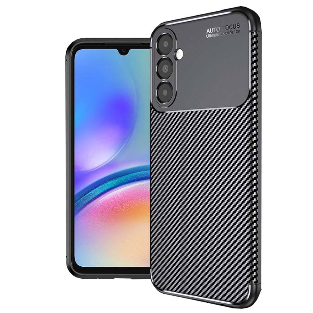 Maska za Samsung Galaxy A05s A057, Techsuit, CarbonFiber, Crna