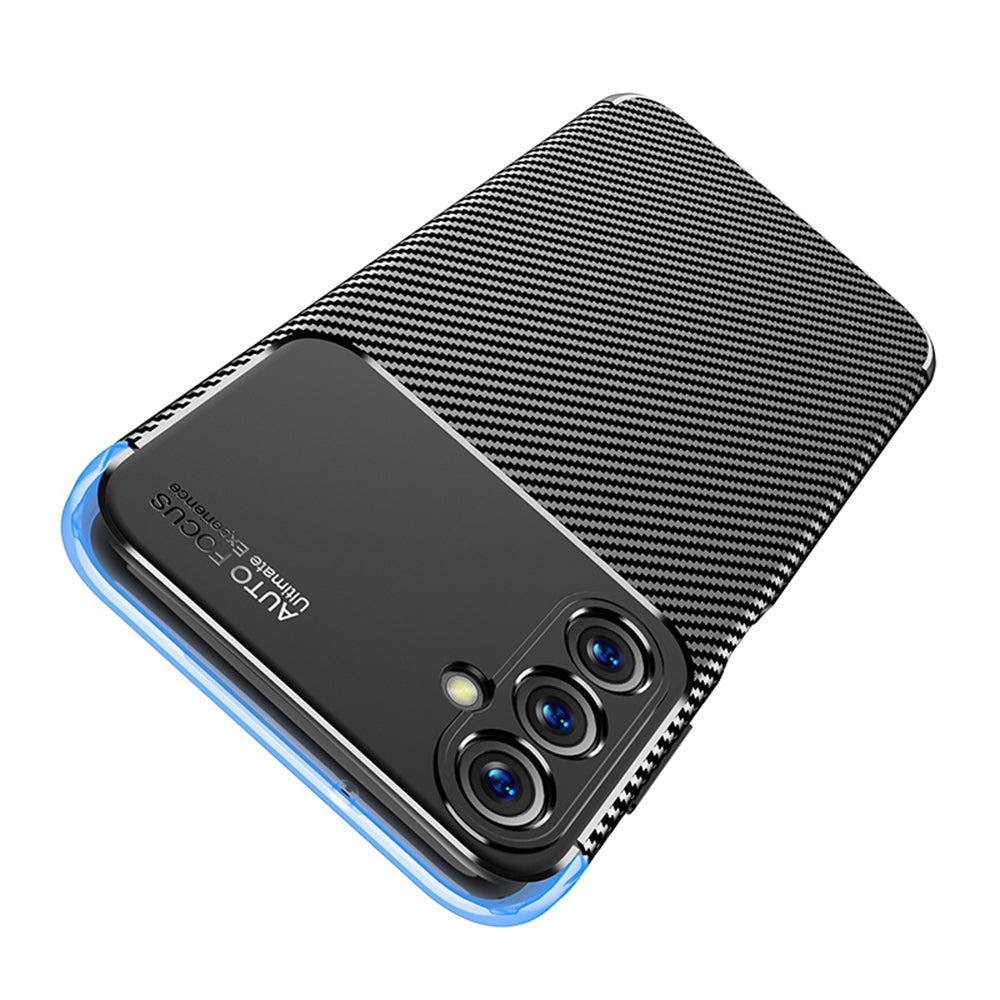 Maska za Samsung Galaxy A05s A057, Techsuit, CarbonFiber, Crna
